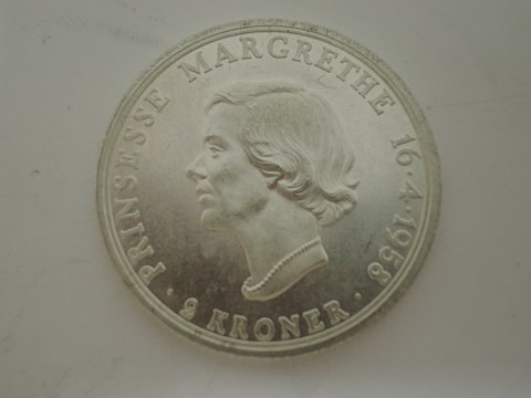 Danmark
Jubilæums mønt
2 kr
1958