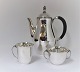 Georg Jensen. Sterling (925). Silver coffee service, consisting of coffee pot 
456A, cream jug 456B & sugar bowl 456B. Design Harald Nielsen. Produced 1945- 
1977.