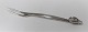Evald Nielsen. Sølvbestik (925). Pålægsgaffel. Længde 14,5 cm