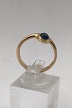 Danam Antik 
præsenterer: 
Bent 
Gabrielsen 14K 
Guld Ring No. 
825 (Safir)