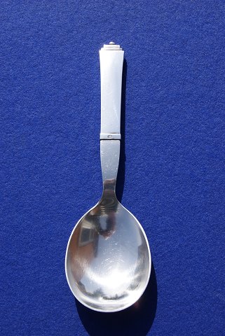 Pyramid Georg Jensen Danish silver flatware, serving spoon with stainless steel 22cm