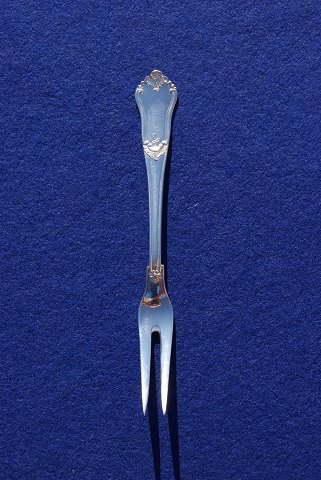 Rosenholm Danish silver flatware, cold cut forks 14cm