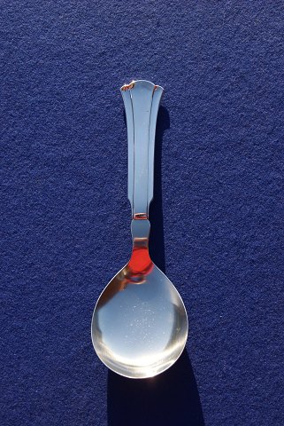 Cohr Danish silver flatware with stainless steel, serving spoon 20.5cm