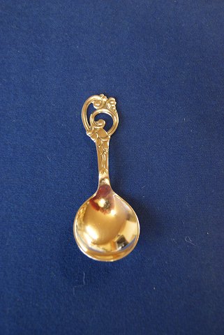 Danish silver flatware, sugar spoon 10.5cm of 3 Towers silver by Hugo Grün year 1940