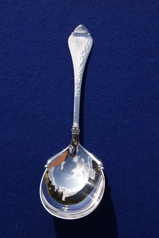 Bernstorff Danish silver flatware, serving spoon 23cms