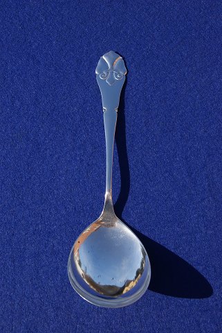 French Lily Danish silver flatware, serving spoon 21.5cm from year 1927