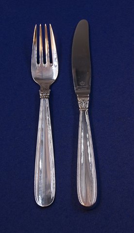 Karina Danish silver flatware, settings luncheon cutlery of 2 pieces 