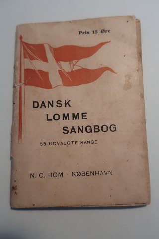 Dansk Lomme Sangbog
55 udvalgte sange
Ny udgave
N.C.Rom København
Sideantal 64
In gutem Stande