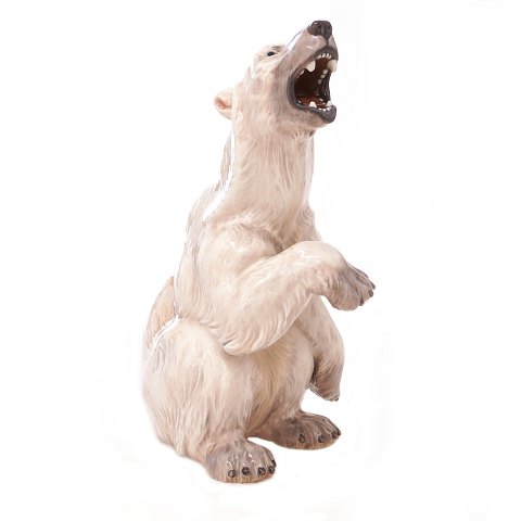 Dahl Jensen porcelain polar bear 1157. 1. quality. 
H: 37cm