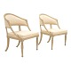 Aabenraa 
Antikvitetshandel 
presents: 
A pair of 
late 
gustavanian arm 
chairs
