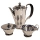 Antik 
Damgaard-
Lauritsen 
presents: 
Georg 
Jensen, Harald 
Nielsen; 
Pyramid coffee 
set of sterling 
silver and ...