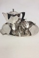 Danam Antik 
presents: 
Georg 
Jensen Sterling 
Silver Art Deco 
Coffee Set and 
Tray by Johan 
Rohde no 529 A