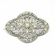 Antik 
Damgaard-
Lauritsen 
presents: 
Diamondbrooch 
in white gold, 
set with a 
pearl