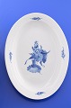 Royal Copenhagen Blaue Blume glatt Oval Platte  8016