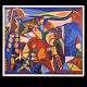 Tage Mellerup, 
1911-88, Öl auf 
Leinen. 
Komposition mit 
...
