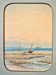 Dänischer 
Künstler (19. 
Jahrhundert): 
Schiffe auf dem 
Meer.