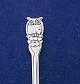 Danish silver flatware, Serving spoon 18.5cm with Owl
