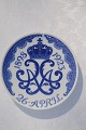Dekorativer Wandteller von Royal Copenhagen. 1898-1923. Durchmesser 21,7 cm. Tadelloser ...