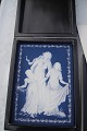 Villeroy & Boch, Mettlach. Bisquitplatte, Muttertag 1978, Länge X  cm. Tadelloser Zustand. Mit ...