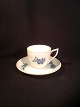 Stentoft Antik präsentiert: Blue Flower (Juliane Marie - Signs Modell).Kaffee-Tasse und Untertasse.Royal ...