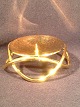 Georg Jensen.Candlestick.Der Leuchter ist aus Stahl, die mit 24 Karat Gold beschichtet ...