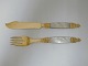 Georg Jensen
Silber /
vergoldet
Fischbesteck
für 8 Personen.
