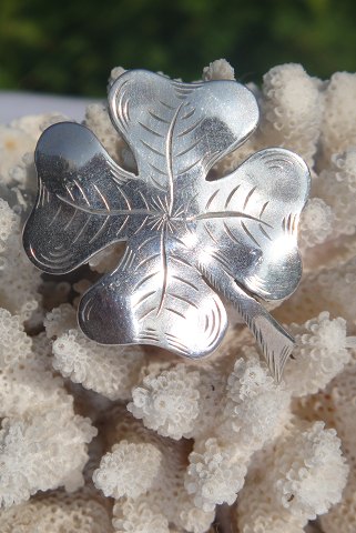 Silver brooch