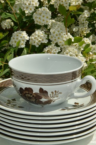 Royal Copenhagen Tranquebar braun Teetasse 
