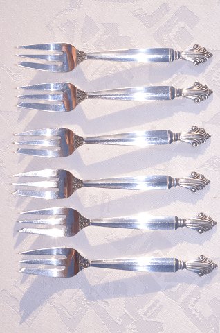 Georg Jensen Acanthus Silver cutlery Pastry fork