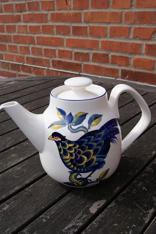Blue Pheasant Covered coffee pot