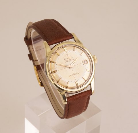 Omega Constellation Pie Pan, gilded, Ref. 14393 61 
SC, 1961, Cal 561