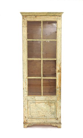 Original decorated display cabinet, gustavanian
