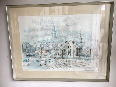 Carl Johan Larsen
Lithography No. 226/625
Christiansborg Castle