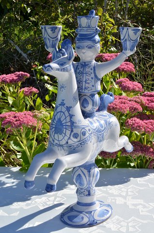Bjorn Wiinblad ceramic Figurine Horse rider L5