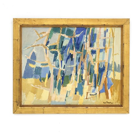 Svend Saabye, 1913-2004, oil on canvas. Signed. 
Visible size: 53x68cm. With frame: 66x81cm