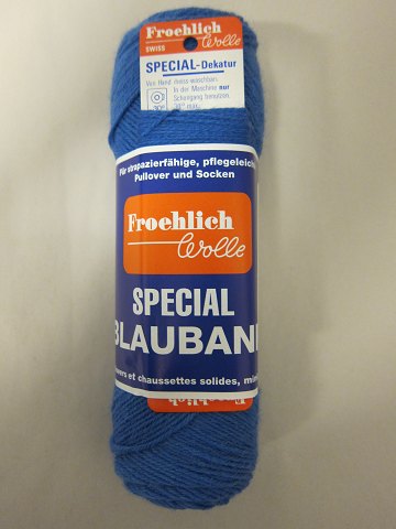 STRUMPFWOLLE
Taubenblau, Farbenr.: 43
Die richtige Strumpfwolle: FROEHLICH STRUMPFWOLLE SPECIAL BLAU BAND
Knäuel mit 50 Gramm