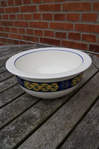 Blå Fasan fajance porcelæn, store serveringsskåle dia 25cm