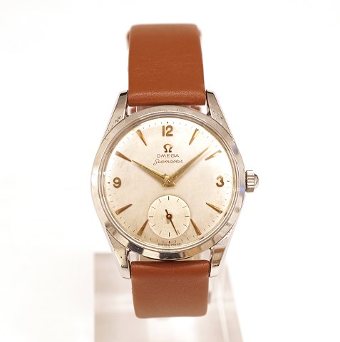 Omega Seamaster, stål. Ref 2937-1. Cal. 267. 
Årgang 1956. D: 36mm