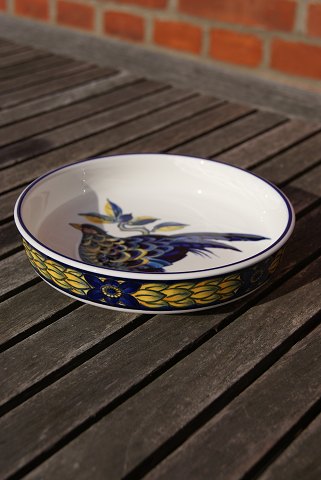 Blue Pheasant China faience porcelain, porridge bowls dia 16cm