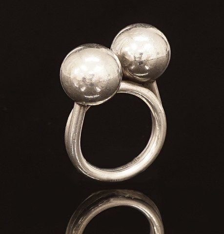 Hans Hansen: Ring, Sterlingsilber. Ringgr. 50