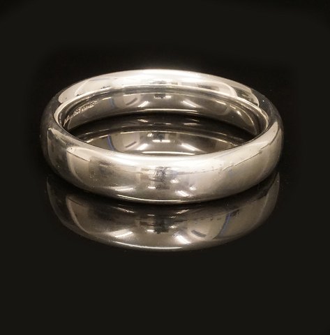 Hans Hansen Denmark: Bangle, sterlingsilver. D 
inside: 6,3cm