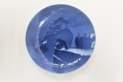 Bing & Grondahl. Christmas plate 1917. Diameter 18 cm. (1 quality)