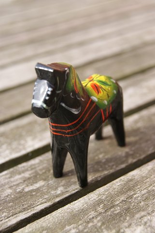 Black Dala horses from Sweden 6cms