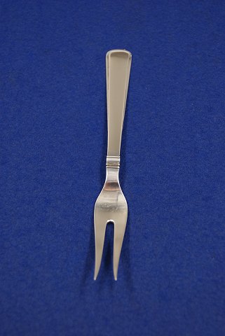 Olympia Danish solid silver flatware by Cohr, cold cut forks all of silver 14.3cms