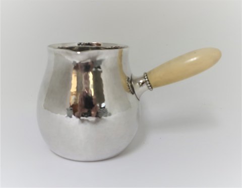 Georg Jensen. Silver milk jug. Sterling (925). Model 80B. Design Georg Jensen. 
Height 9 cm. Produced 1945 - 1951.