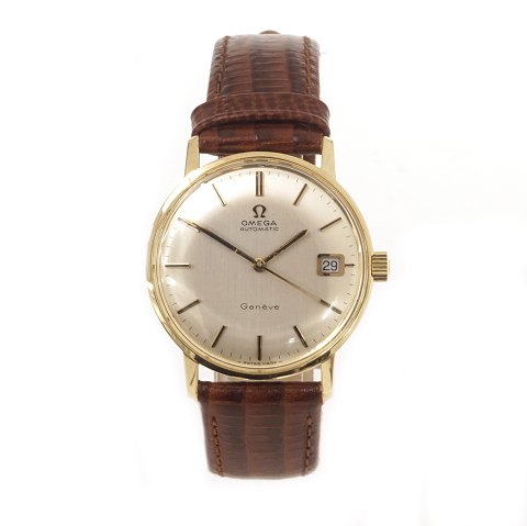 Omega Geneve i 14kt guld. Ref. 166.037. Cal. 565. 
Ca. år 1969-70. D: 34mm