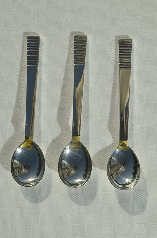 Georg Jensen Silberbesteck Parallel Vintage Mokkalöffel  035
