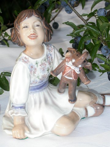 Dahl Jensen Figur 1204 Mädchen mit Elefant