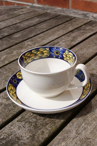 item no: po-Blå Fasan kaffe m.deko.SOLD