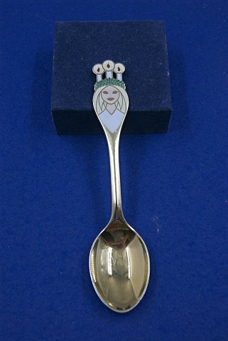 Michelsen Christmas spoon 1959 of Danish gilt sterling silver